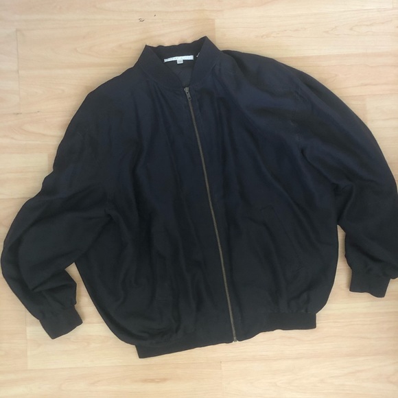 Perry Ellis | Lightweight Basic Black Jacket